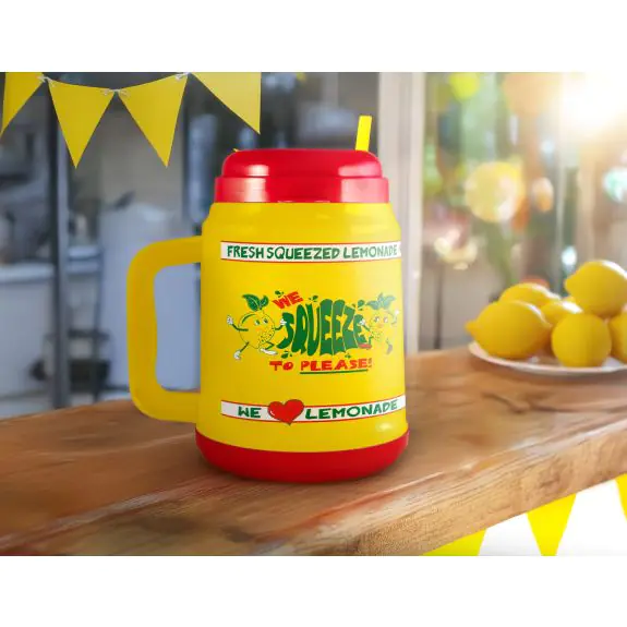 32oz Mini-Tanker Souvenir Cup We Squeeze to Please Design 24/cs