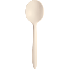 Environ Medium Weight Cornstarch Bulk Soup Spoon 1000Ct