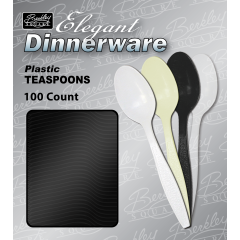 Heavy Weight Polystyrene Box Teaspoon 10/100Ct