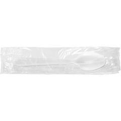 Medium Heavy Weight Polystyrene Wrapped Teaspoon 4/250ct