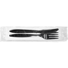 Medium Weight Polypropylene Kit 500ct Knife, fork, napkin