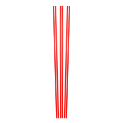Stirrer Round Unwrapped 7in Red/White Stripe 10/1000ct