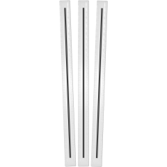 Stirrer Round Wrapped 7.75In Black 10/500Ct 3.5mm Diameter