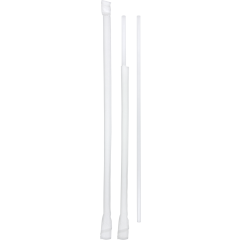 Straw Jumbo Wrapped 10.25in Clear 4/500ct 6mm Diameter
