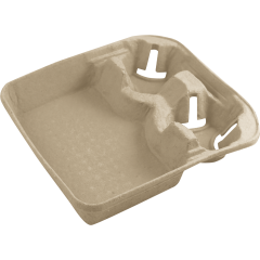 2-cup Pulp W/Small Carrier Tray 400/Cs