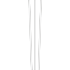 COMPOSTABLE 5mm STRAW UNW 8