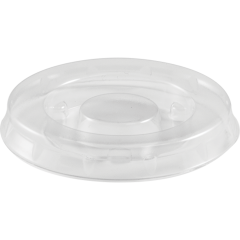 PLA Compostable Lid fits 1oz Portion Cups Clear 20/250pk 46mm Diameter