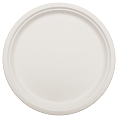 12.5" Round Plate Bagasse 300ct