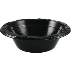 12oz Bowl Round Black Plastic 500/cs