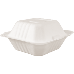 CLAM 6x6 BAGASSE 10/50PK  500CT