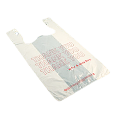 Heavy Duty Plastic Bag Thank You Design 13X8X22 1000/cs
