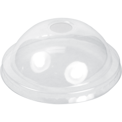 Dome Lid W/Hole Fits 12-16oz Eyec Cup 1000/cs