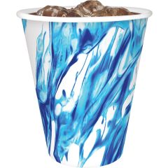 12oz "SPLASH"PAPER COLD CUP WH 1000CT
