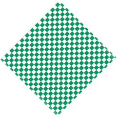 12x12in Checked Dry Wax Wraps Green 6000/cs
