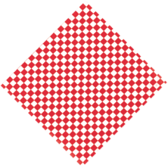 12x12in Checked Dry Wax Wraps Red 5000/cs