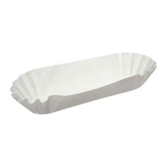 Medium Heavy Weight Hot Dog Tray Paper White 3000/cs