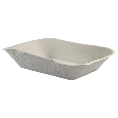 3Lb Pulp Savaday Food Tray 500/Cs