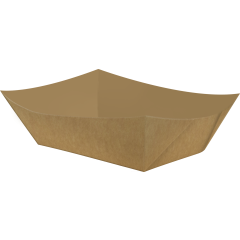 8Oz Paper Food Tray  kraft #50 1000/cs