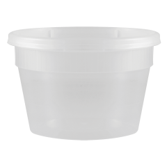 16oz Heavy Weight Deli Container W/Lid 250/Cs