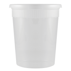 32oz Heavy Weight Deli Container W/Lid 250/Cs