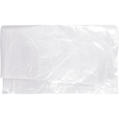 High Density Trash Bag Liner Clear, 43in X 48in, .62mil, 8/25ct