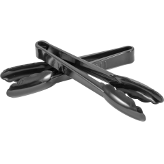 Polystyrene Serving Tongs Black 9in 48/cs