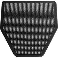 Urinal Floor Mat Black 6/Cs