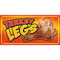 Sign 12X24in Turkey Leg Design 1ea (2019)