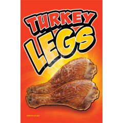 Sign 24X36in Turkey Leg Design 1/Ea (2019)