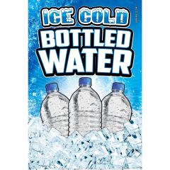 Sign 24X36in Bottled Water Design 1ea (2019)
