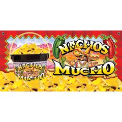 Sign 12X24in Nacho Bucket Design 1ea
