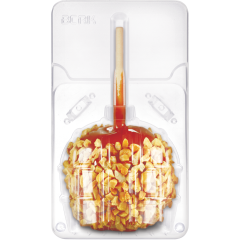 Large Apple Bubble Container W/Snap Closure 750/Cs