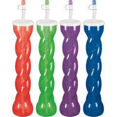 24oz Twisted Yarder W/Lid & Straw 40/cs