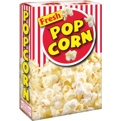 Popcorn Box "fresh Popcorn" design #3.5 500/cs