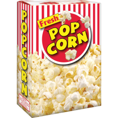 Popcorn Box "fresh Popcorn" design #4 500/cs
