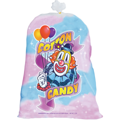 12x18in Bag On Header Cotton Candy Clown Design 1000/cs