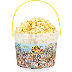 48oz Container Fun At The Fair Design W/Handle In Clear 130/Cs