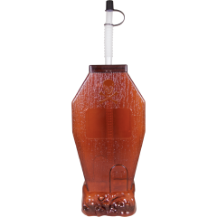 32oz Coffin Cup With Lid And Straw 80/cs