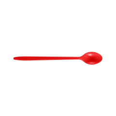 Medium Weight Polypropylene Bulk Red Soda Spoon 1000ct 7.75"