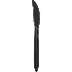 Medium Weight Polypropylene Bulk Black Knife 1000ct