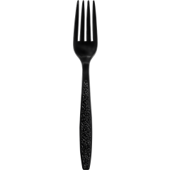 Heavy Weight Polystyrene Bulk Black Fork 1000ct