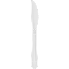 Heavy Weight Polypropylene Bulk White Knife 1000ct
