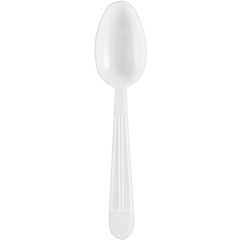 Extra Heavy Weight Polypropylene Bulk White Teaspoon 1000ct