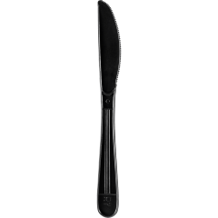 Extra Heavy Weight Polypropylene Bulk Black Knife 1000ct