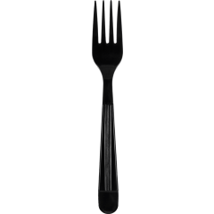 Extra Heavy Weight Polypropylene Bulk Black Fork 1000ct
