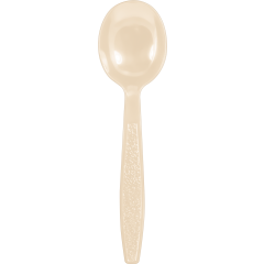 Heavy Weight Polystyrene Bulk Almond Soup Spoon 1000ct