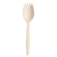 Environ Medium Weight Cornstarch Bulk Natural Spork 1000ct