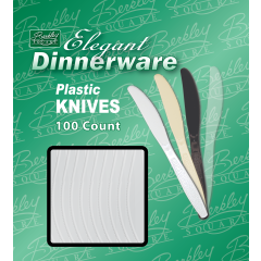 Heavy Weight Polystyrene Boxed Clear Knife 10/100ct