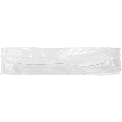 Heavy Weight Polystyrene Wrapped White Knife 4/250ct