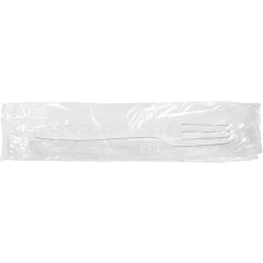 Heavy Weight Polystyrene Wrapped White Fork 4/250ct